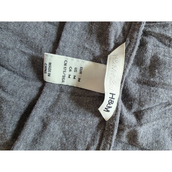 H&M Gray Sequined Cap Sleeve Top - Picture 5 of 9